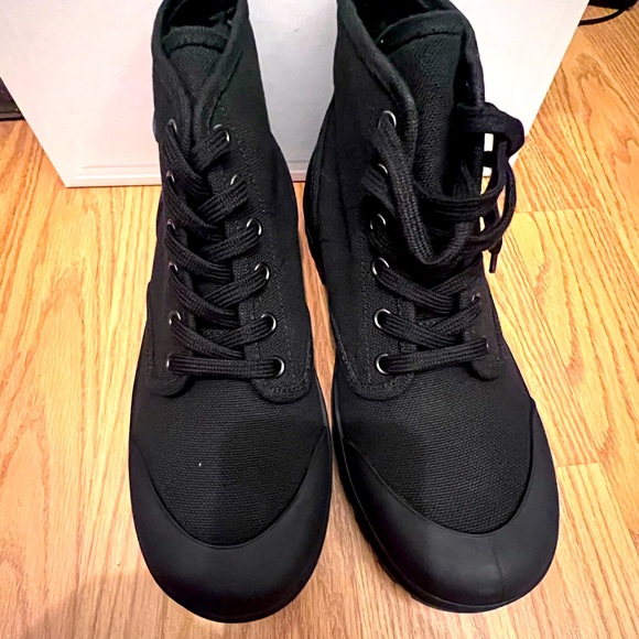 Celine patapans canvas lace up boot 20 - Picture 1 of 5
